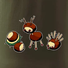 Kaštanová zvířátka - v řadě