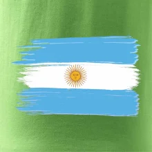 Argentina vlajka kreslená štětkou