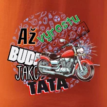 Až vyrostu budu jako táta - klasická motorka