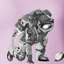 Americký fotbal astronaut