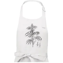 Konopí kytka černobílá