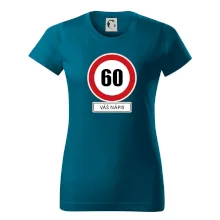 Dopravní značka - rychlost 60 - váš nápis
