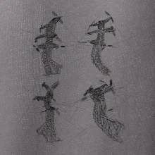 Zkroucený stožár vysokého vedení