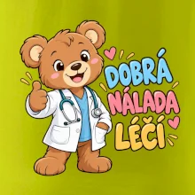 Dobrá nálada léčí - medvídek doktor s palcem nahoru