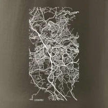 Mapy měst černobílé  Liberec