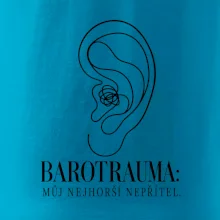 Barotrauma můj nejhorší nepřítel ucho s uzlem v lince