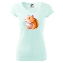 Morče - kreslené, bílo oranžové