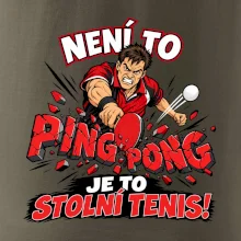 Není to ping pong, je to stolní tenis!