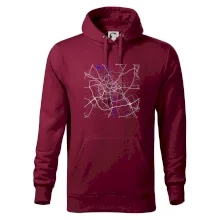 Olomouc - Mapa s vodními toky