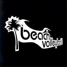 Beach volleyball obrys