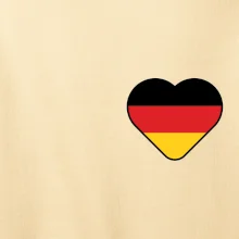 Germany love malé - Německá vlajka