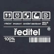 Čárový kód - Ředitel