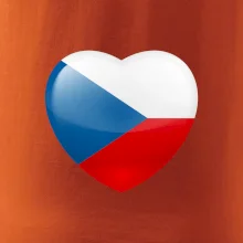 České srdce - vlajka