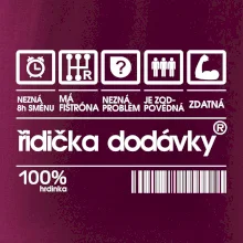 Čárový kód - řidička dodávky