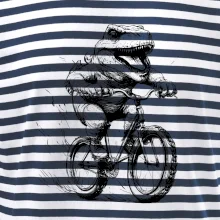 Naštvaný Dinosaurus na kole