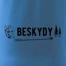 Beskydy nápis
