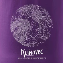 Klínovec - vrstevnice v kruhu