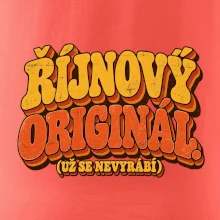 Říjnový originál už se nevyrábí retro nápis
