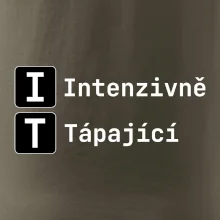 IT Nápis Intenzivně Tápající