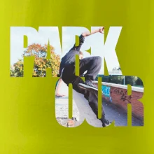 Parkour nápis ve městě