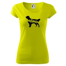 Zlatý retrívr máma obrys