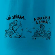 Já sbírám ona čistí a zavaří