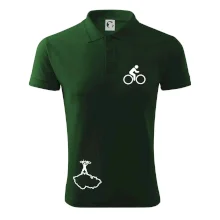 Mapa ČR + kolo na prsu