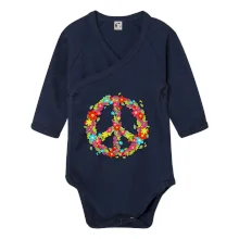 Peace symbol červené květiny