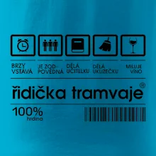 Čárový kód Řidič tramvaje