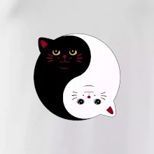 Kočky jin jang barevné