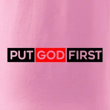Put God first obdélník