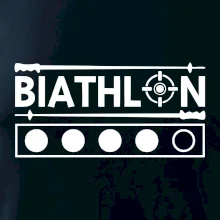 Biathlon terč a hůlky Biathlon terč a hůlky