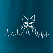 EKG křivka kočka
