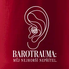 Barotrauma můj nejhorší nepřítel ucho s uzlem v lince
