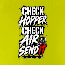 Kontrola zásobníku check hopper air paintball