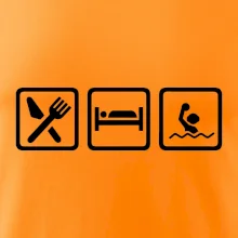 Eat sleep vodní pólo v řadě