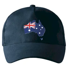 Austrálie - vlajka mapa