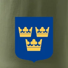 Švédský znak tři korunky velký