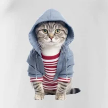 Kočka v pruhovaném triku