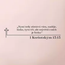 Citáty z bible - 1 Korintským 13:13