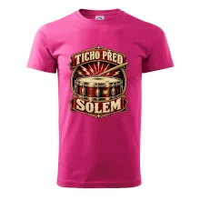 Ticho před sólem - vintage bubenický emblém