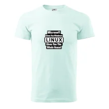 Microsoft Gives You Windows LINUX Gives You The Whole House!
