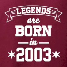Legends are born in 2003