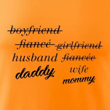 Partnerské triko nastávající rodiče