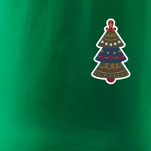 Folklor na prsu vánoční stromek