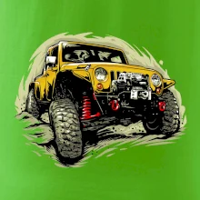 Žlutý offroad s navijákem