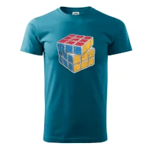 Rubikova kostka kreslená