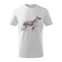 Německý ovčák -  kreslený skica