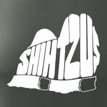 Shih-tzu - nápis v těle Shih-tzu - nápis v těle