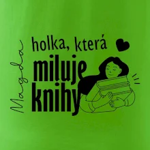 Černobílá holka, která miluje knihy - Vaše jméno